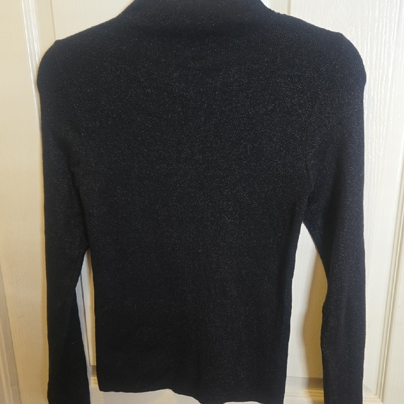 Everly Black Ribbed Knit Top - Picture 6 of 6